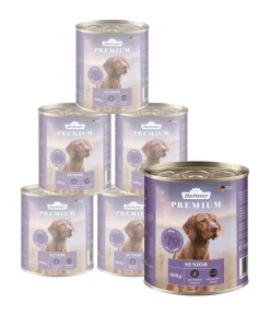 Dehner Premium Nassfutter für Hunde Senior, Rind mit Lamm Sale