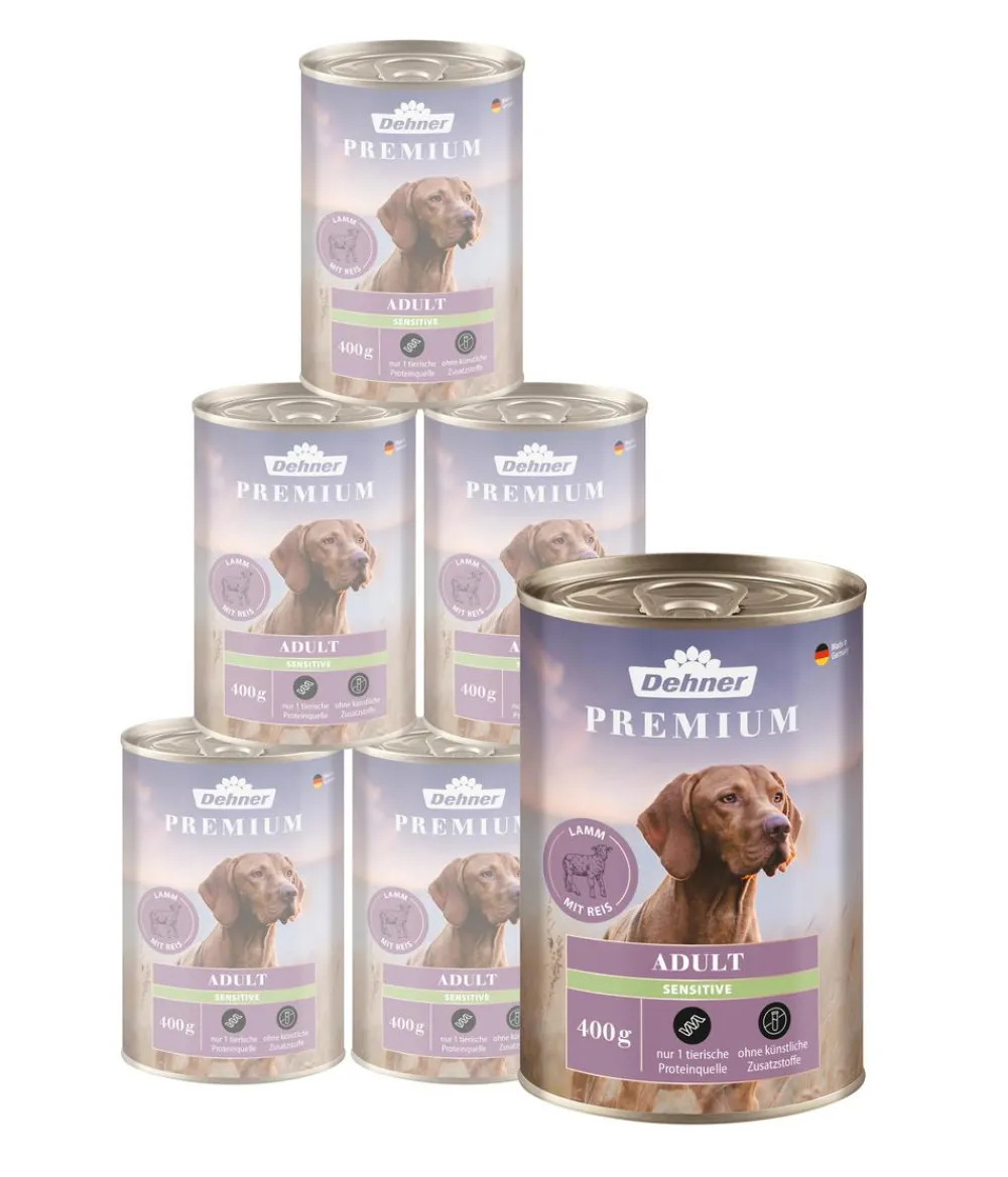 Dehner Premium Nassfutter für Hunde Adult Sensitive Sale