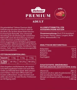 Dehner Premium Nassfutter Katze > Nassfutter für Katzen Adult