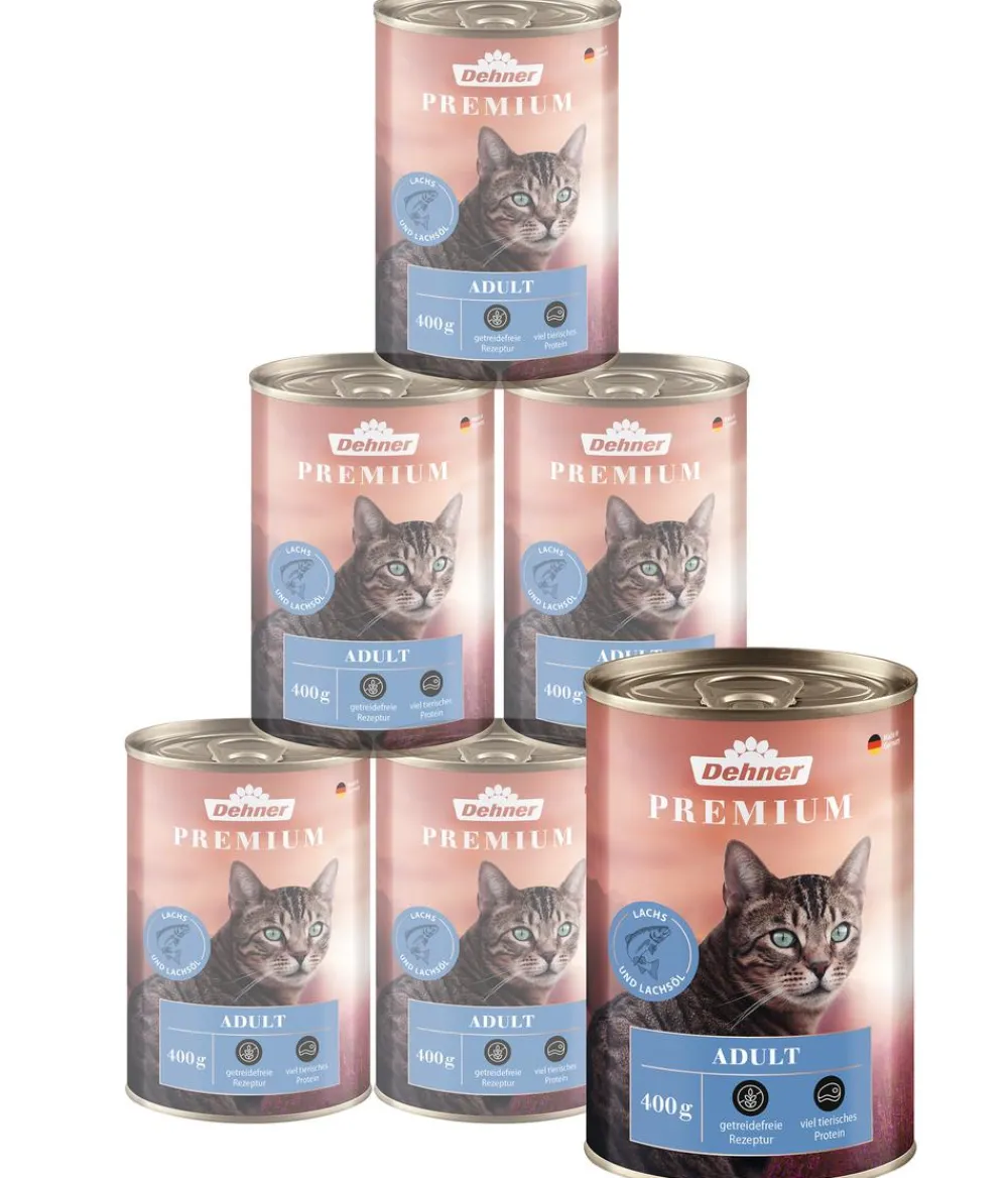 Dehner Premium Nassfutter für Katzen Adult Hot