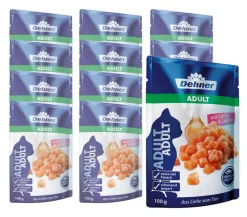 Dehner Premium Nassfutter Katze - Nassfutter für Katzen Adult, 12 x 100 g