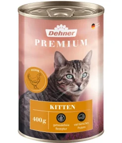 Dehner Premium Nassfutter Katze - Nassfutter für Katzen Kitten, /400 g