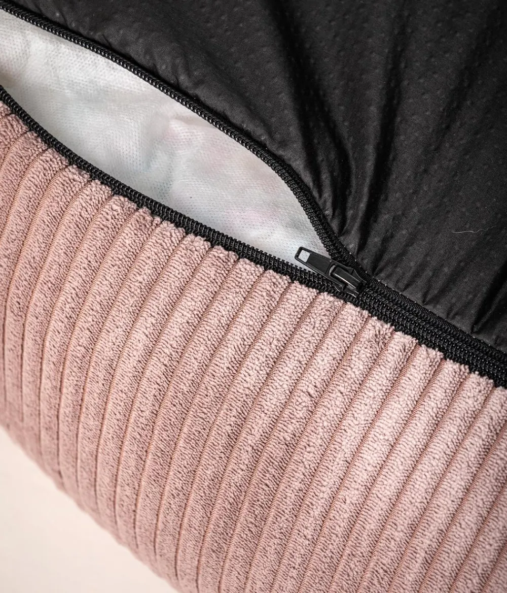 Dehner Premium Orthopädisches Hundebett Lakota, rechteckig, ca. B120/H23/T90 cm Rosa Outlet
