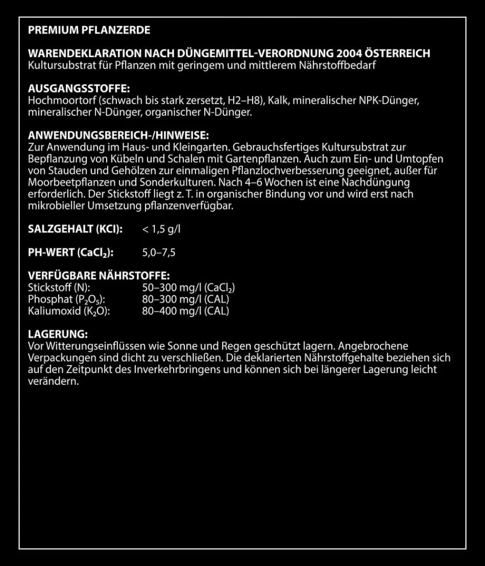 Dehner Torf & Blähton|Spezialerde > Premium Pflanzerde, 40 l