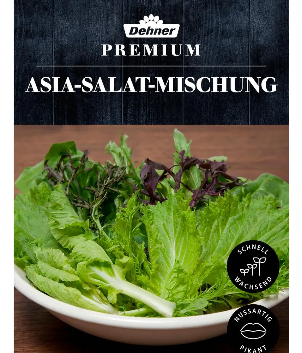 Dehner Gemüsesamen > Premium Samen Asia-Salat-Mischung