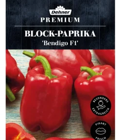 Dehner Gemüsesamen - Premium Samen Block-Paprika 'Bendigo F1'