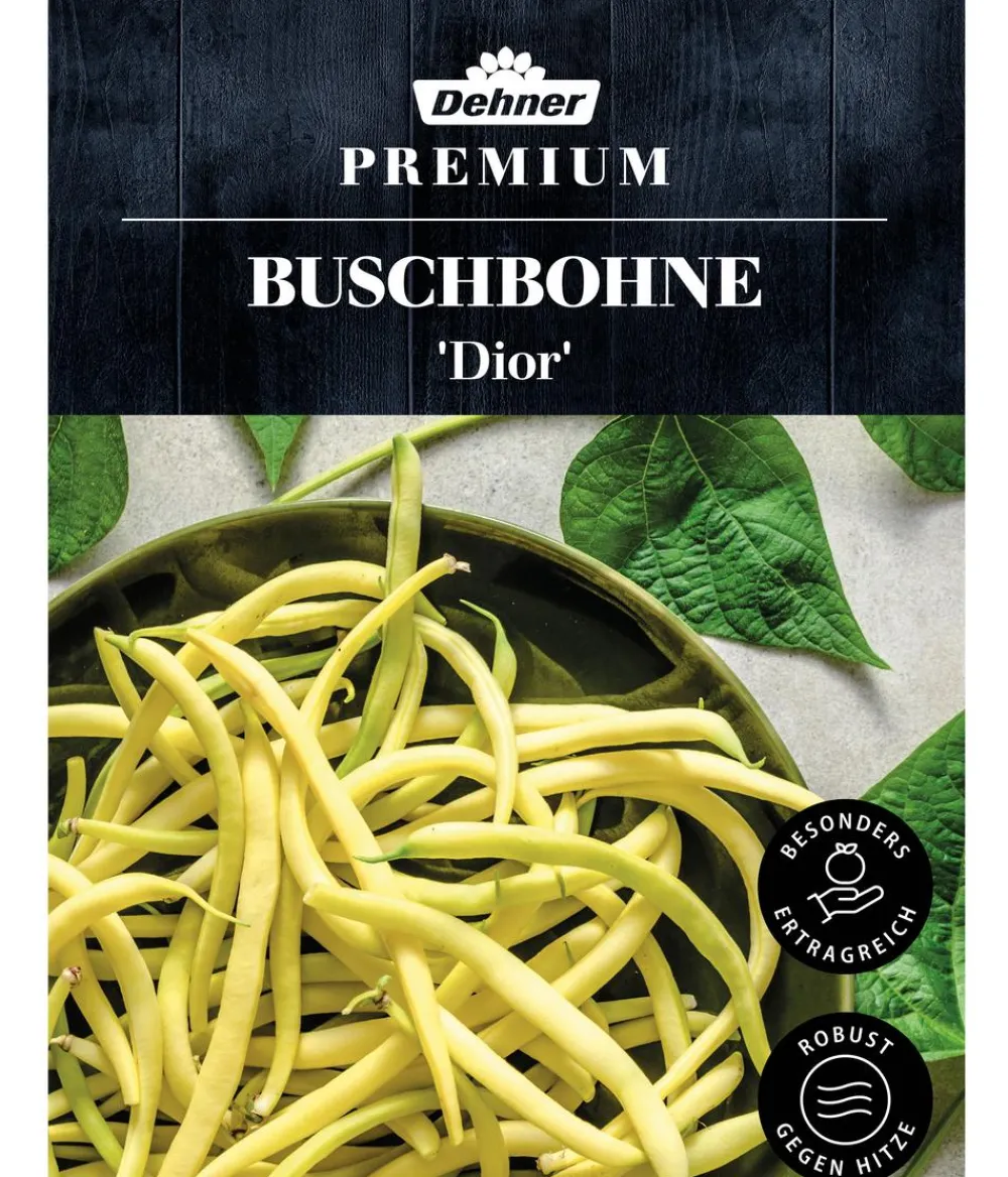 Dehner Gemüsesamen - Premium Samen Buschbohne 'Dior'
