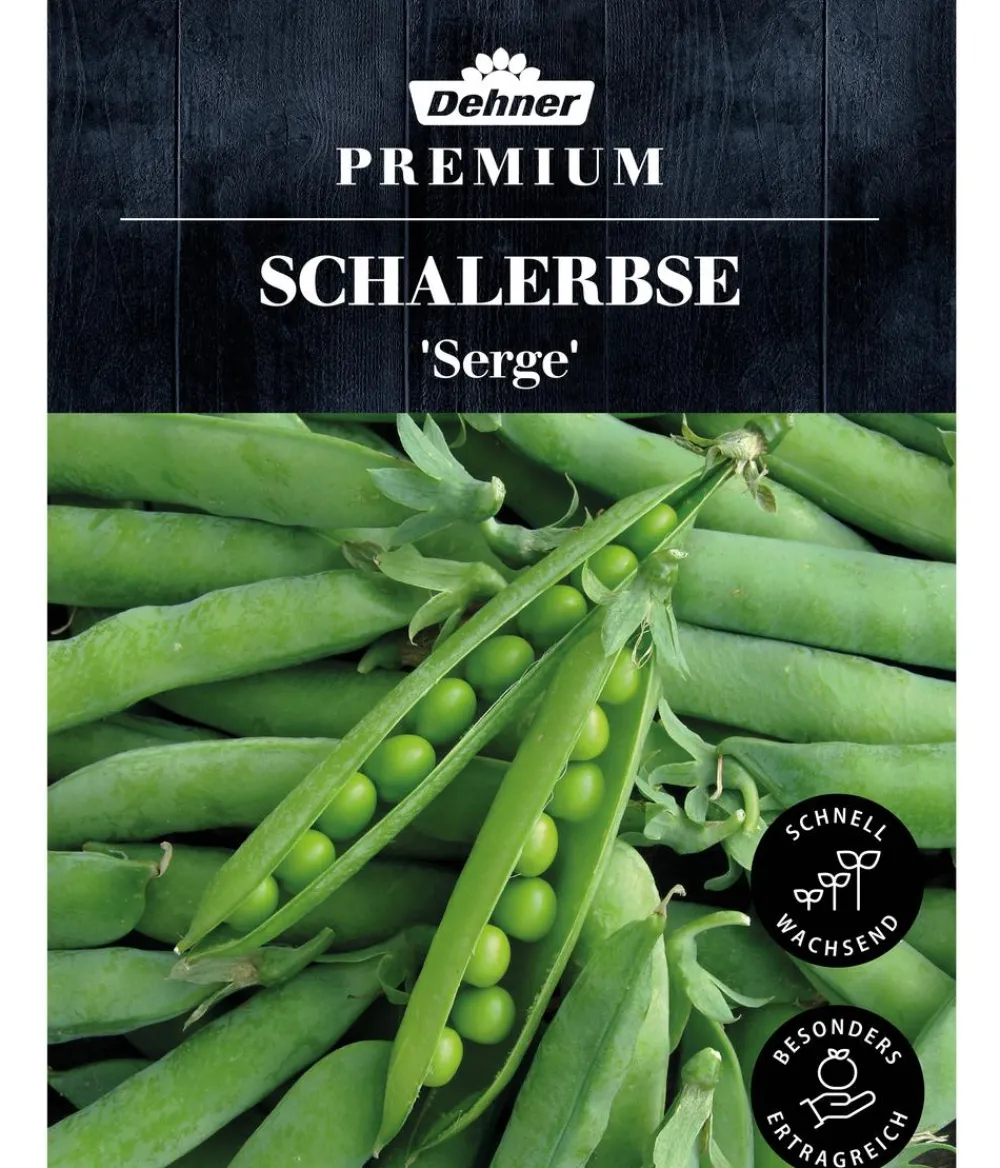 Dehner Gemüsesamen > Premium Samen Schalerbse 'Serge'