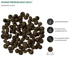 Dehner Premium Trockenfutter Hund > Trockenfutter für Hunde Maxi Adult, Rind & Kartoffel