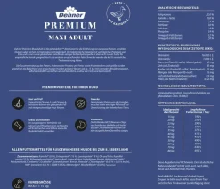 Dehner Premium Trockenfutter Hund > Trockenfutter für Hunde Mini Adult, Rind & Kartoffel