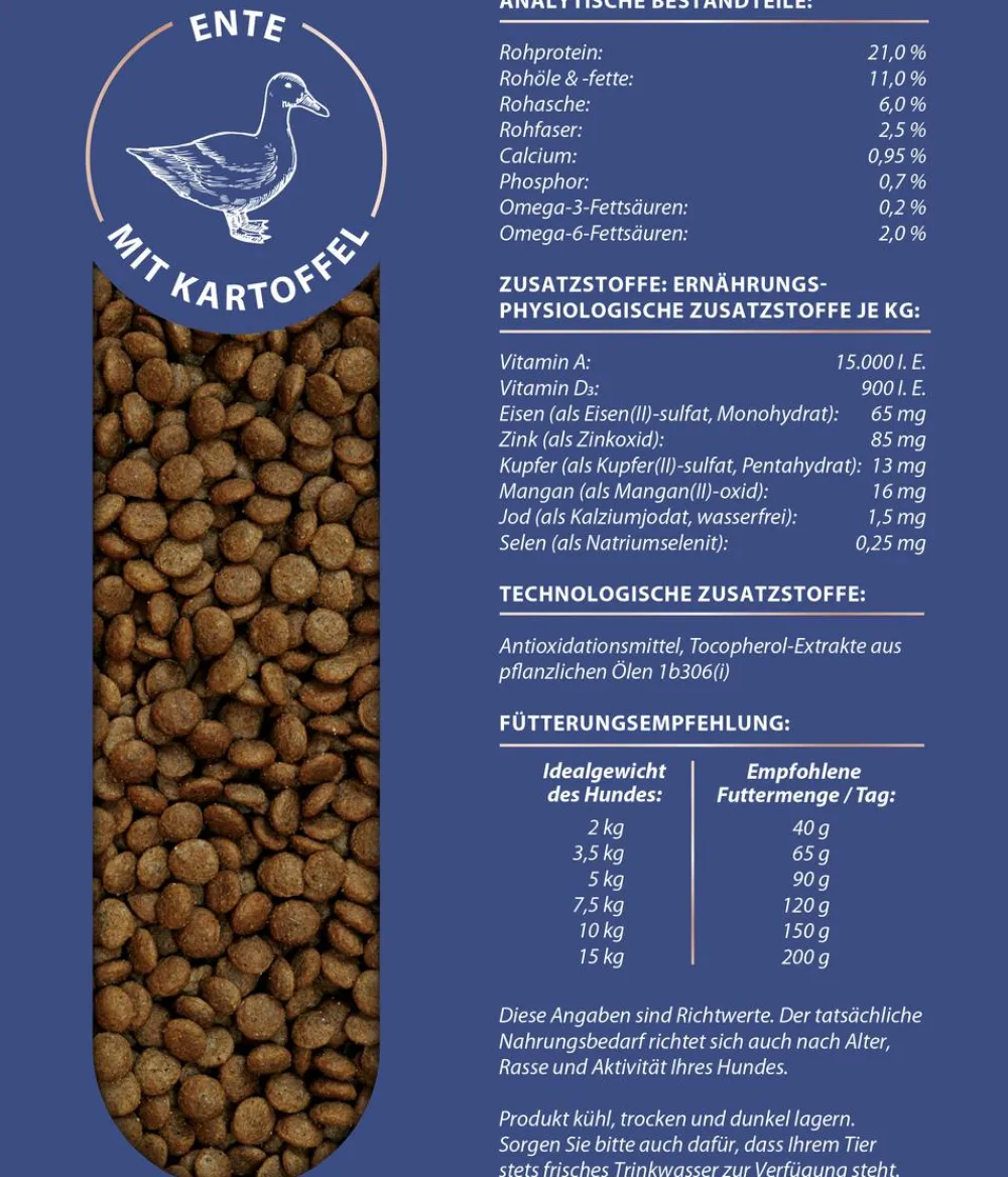 Dehner Premium Trockenfutter Hund - Trockenfutter für Hunde Maxi Adult, Seefisch mit Kartoffel
