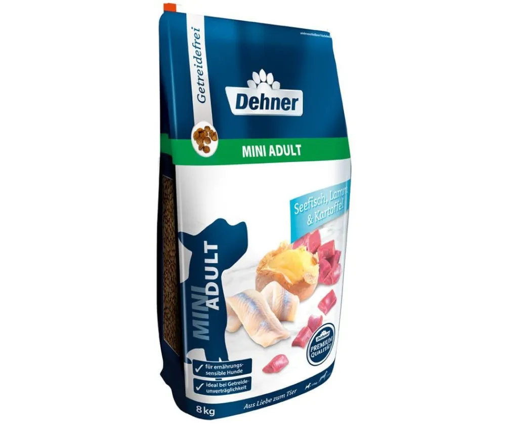 Dehner Premium Trockenfutter Hund > Trockenfutter für Hunde Mini Adult, Seefisch