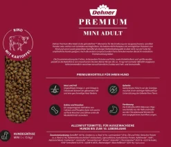 Dehner Premium Trockenfutter Hund - Trockenfutter für Hunde Maxi Senior, Ente & Kartoffel