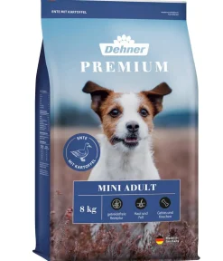 Dehner Premium Trockenfutter für Hunde Mini Adult, Ente & Kartoffel Best