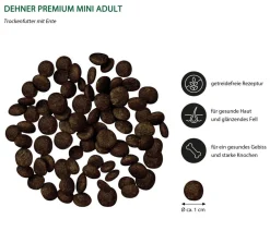 Dehner Premium Trockenfutter Hund - Trockenfutter für Hunde Mini Adult, Ente & Kartoffel