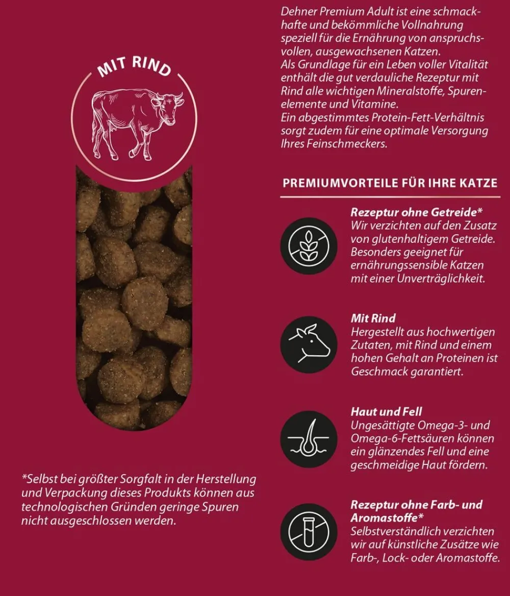 Dehner Premium Trockenfutter Katze > Trockenfutter für Katzen Adult