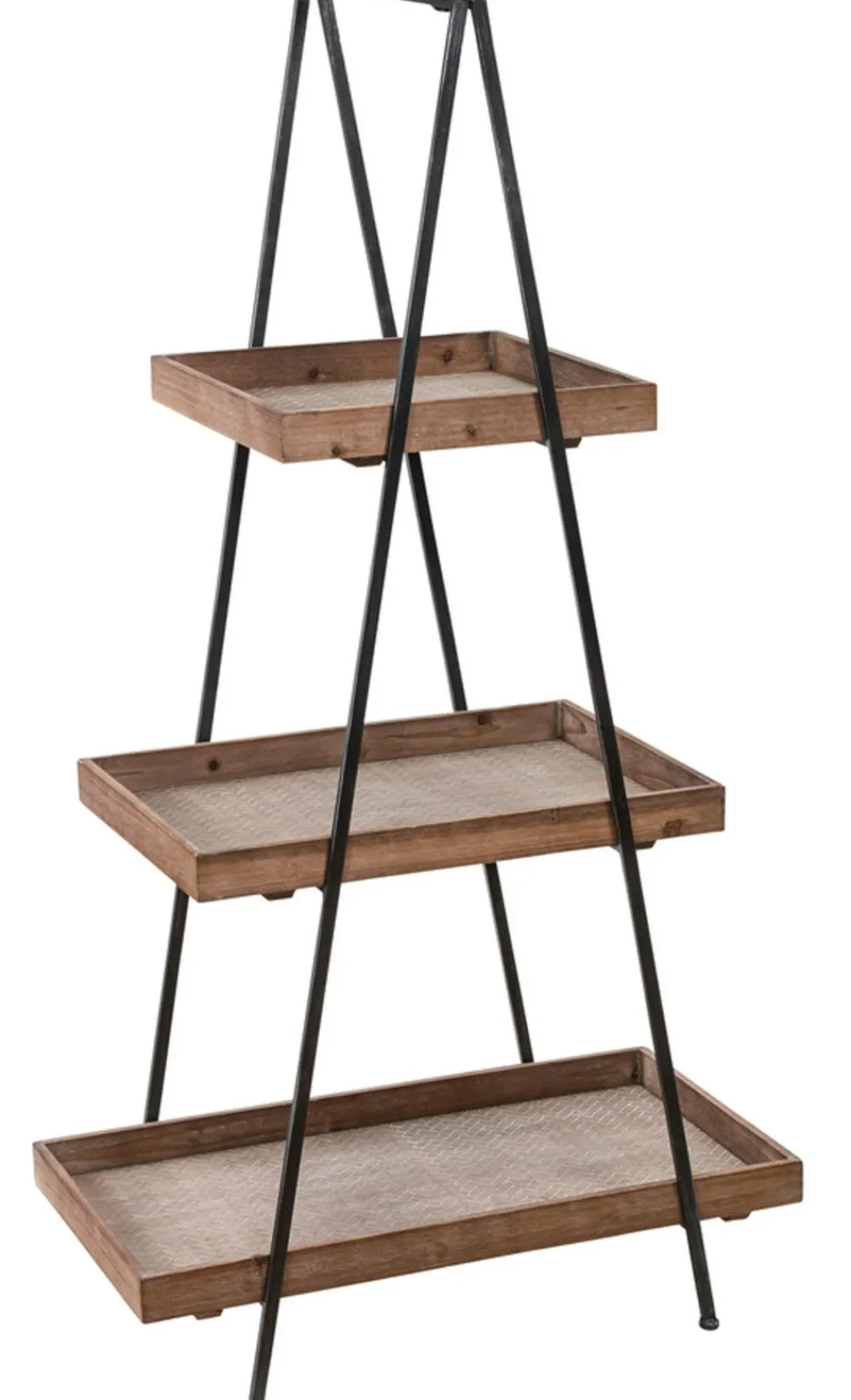 Dehner Dekoartikel|Gartenschränke & -Regale > Regal aus Metall und Holz, ca. H137,5 cm