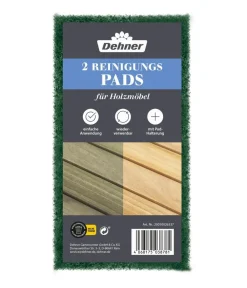 Dehner Reinigungspads für Holzmöbel, 2 Stk. Hot