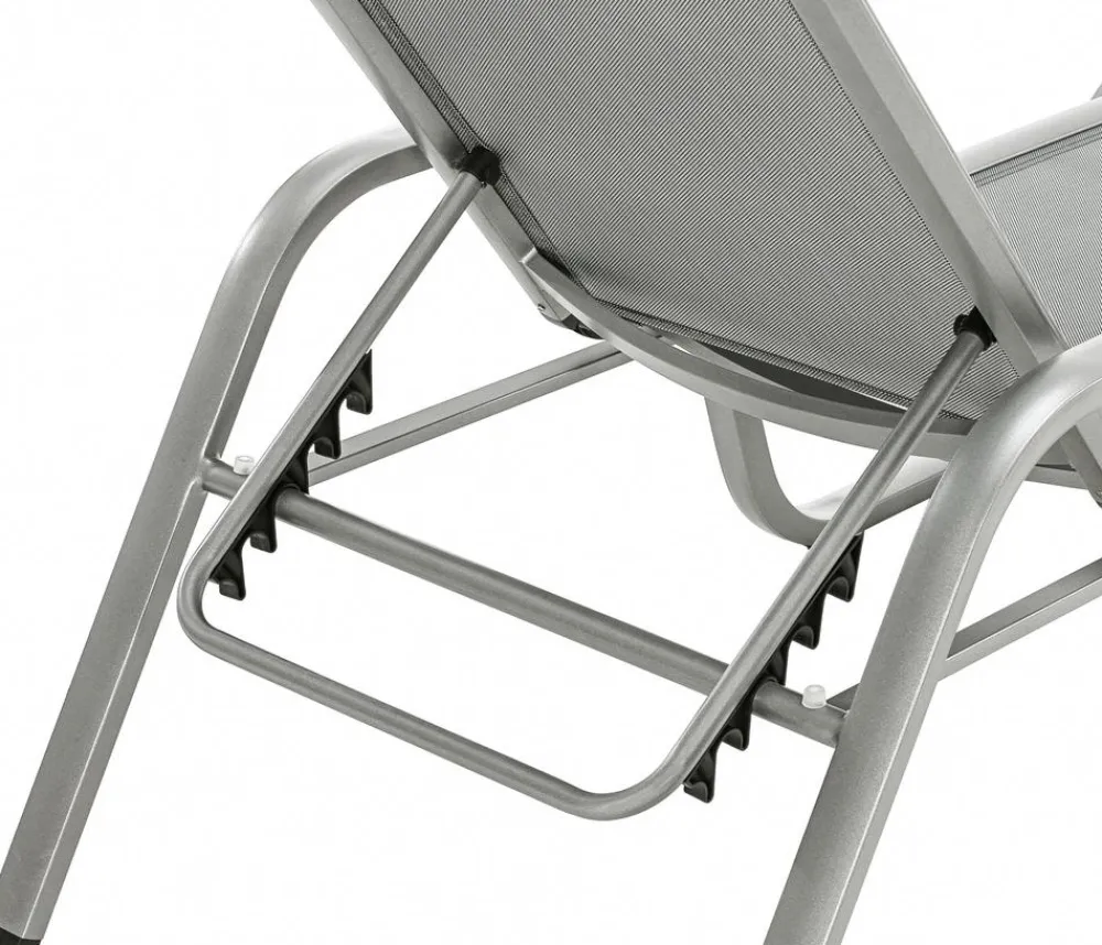 Dehner Klappliegen|Relaxliegen - Relaxliege Chicago Grau
