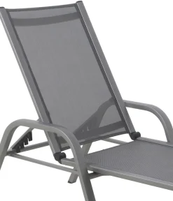 Dehner Klappliegen|Relaxliegen - Relaxliege Chicago Grau