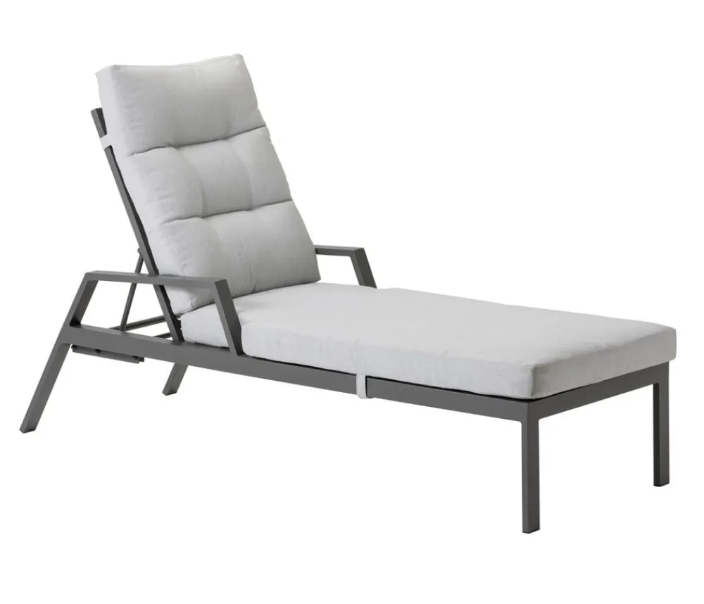 Dehner Relaxliegen|Gartenliegen Aluminium > Relaxliege Formentera, ca. B66/H97/T188,5 cm