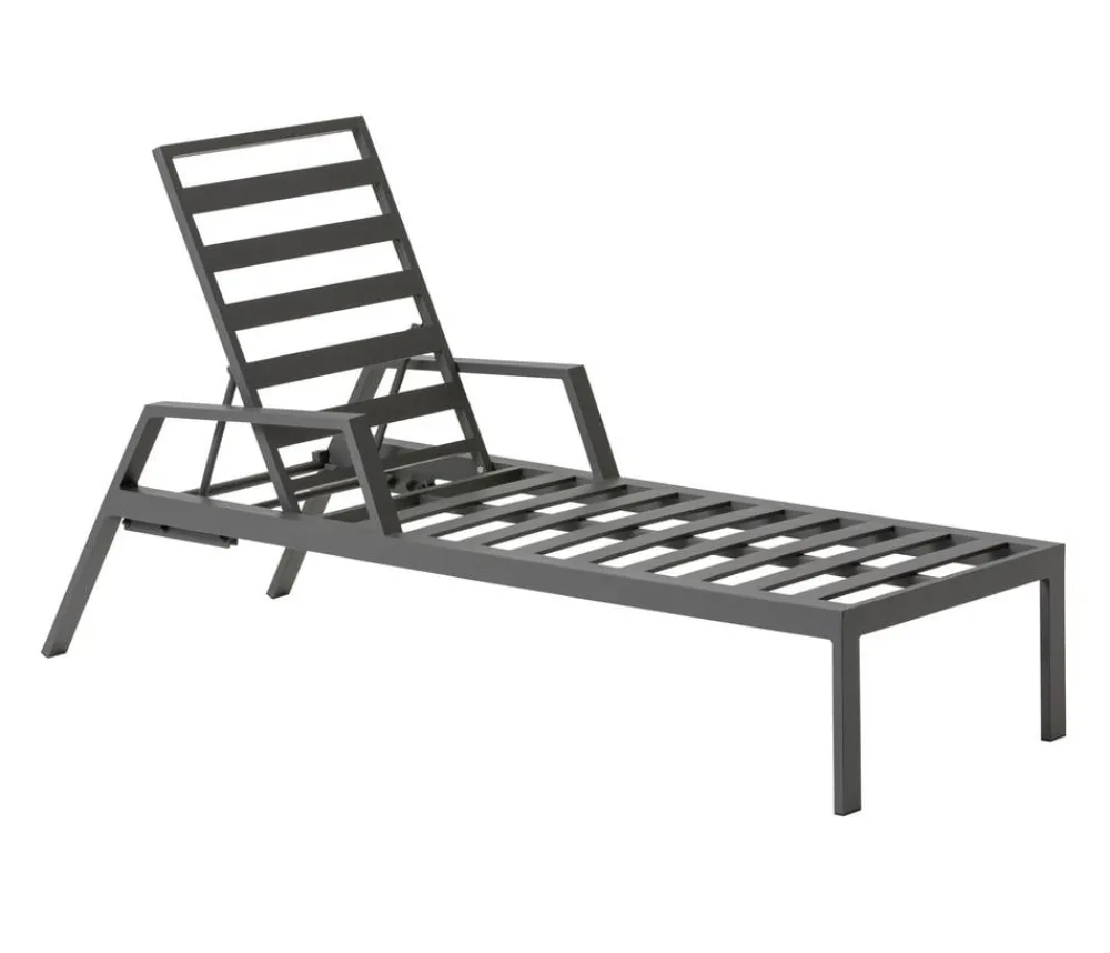 Dehner Relaxliegen|Gartenliegen Aluminium > Relaxliege Formentera, ca. B66/H97/T188,5 cm