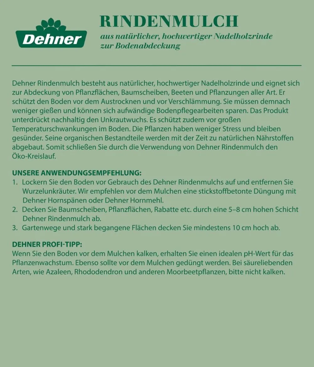 Dehner Rindenmulch > Rindenmulch fein, 60 l