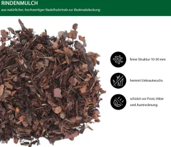 Dehner Rindenmulch - Rindenmulch fein, 39 x 60 Liter