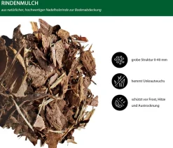 Dehner Rindenmulch grob, 48 x 50 Liter Hot