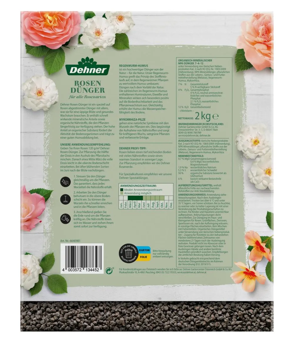 Dehner Blumendünger|Spezialdünger > Rosen-Dünger