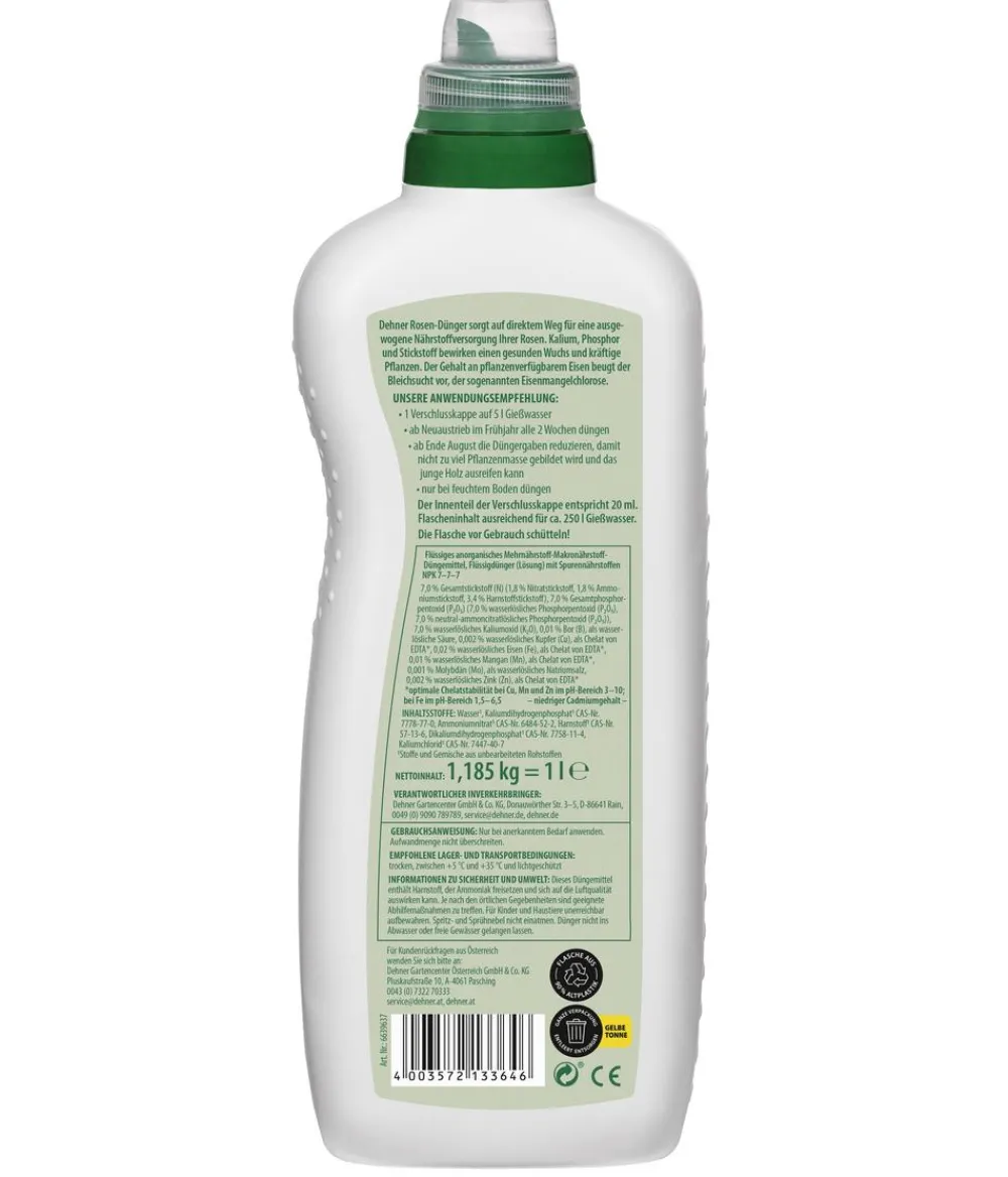 Dehner Rosen-Dünger, flüssig, 1 l Discount