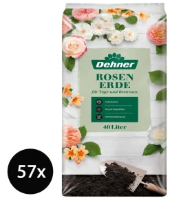 Dehner Rosenerde, 57 x 40 Liter Discount
