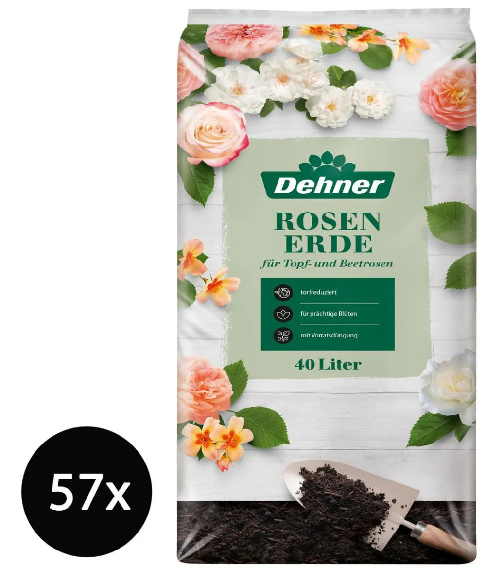 Dehner Rosenerde, 57 x 40 Liter Discount