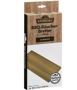 Dehner Räucherbretter, ca. B30,5/H1/T14,5 cm, 2er-Set Natur Clearance