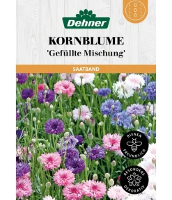 Dehner Blumensamen > Saatband Kornblume 'Gefüllte Mischung', L5 m