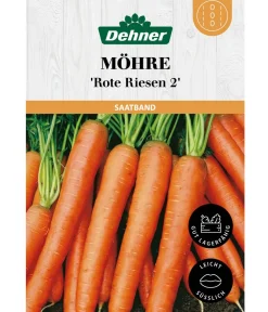 Dehner Gemüsesamen - Saatband Möhre 'Rote Riesen 2', L5 m