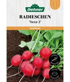 Dehner Gemüsesamen - Saatband Radieschen 'Saxa 2', L5 m