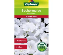 Dehner Blumensamen - Samen Bechermalve 'Mont Blanc' Weiß
