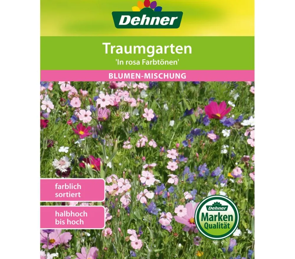Dehner Blumensamen > Samen Blumenmischung 'Farbgarten in Tönen'