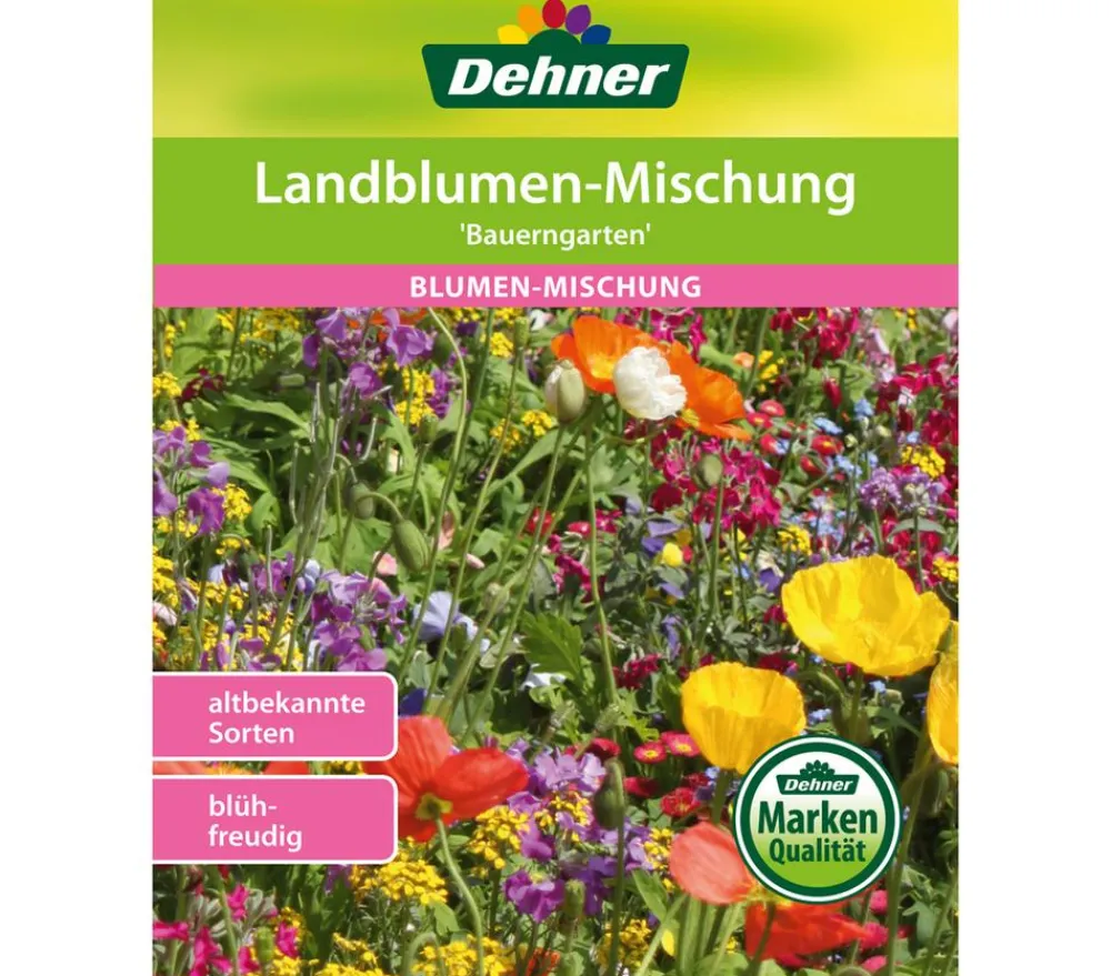 Dehner Blumensamen - Samen Blumenmischung 'Essbare Blüten' Bunt