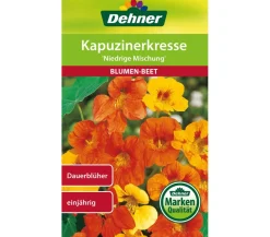 Dehner Blumensamen - Samen Kapuzinerkresse 'Niedrige Mischung' Bunt