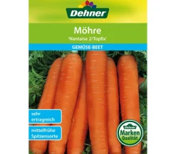 Dehner Gemüsesamen - Samen Möhre 'Nantaise 2/Topfix'