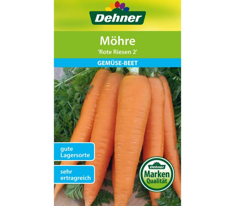 Dehner Gemüsesamen - Samen Möhre 'Rote Riesen 2'