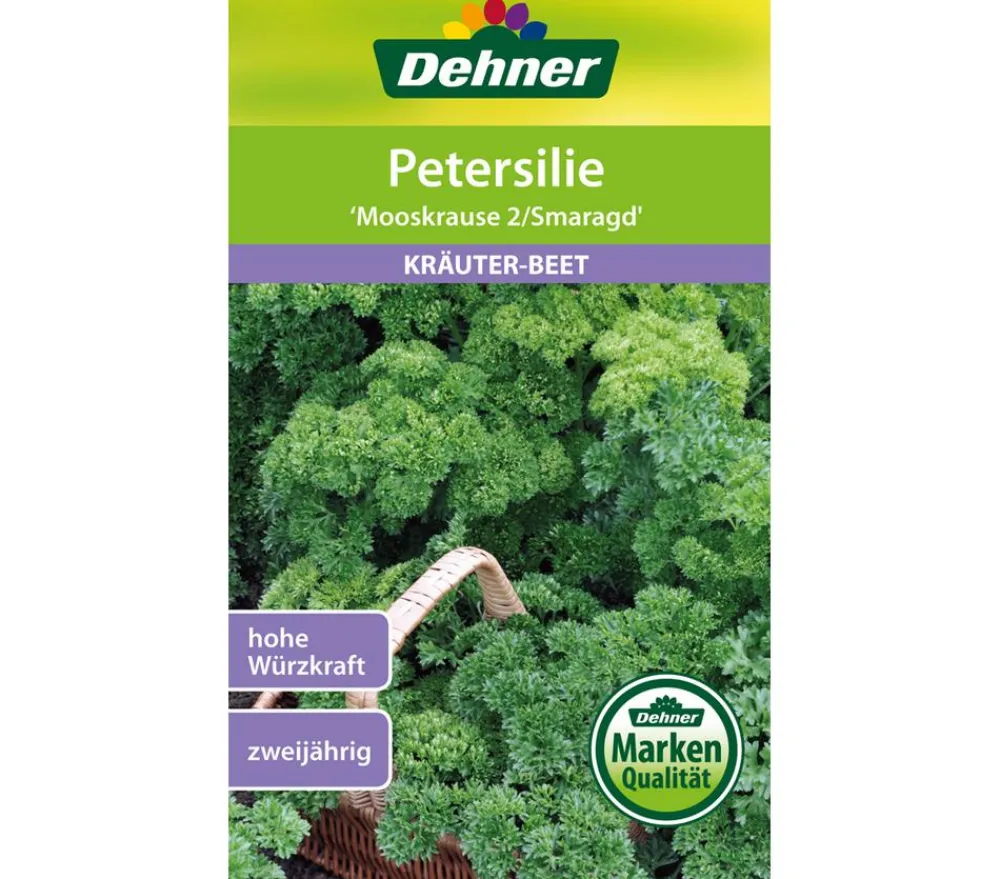 Dehner Kräutersamen > Samen Petersilie 'Mooskrause 2/Smaragd'