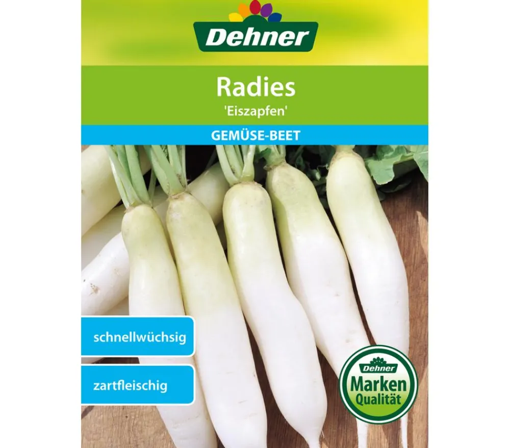 Dehner Gemüsesamen - Samen Radies 'Eiszapfen'