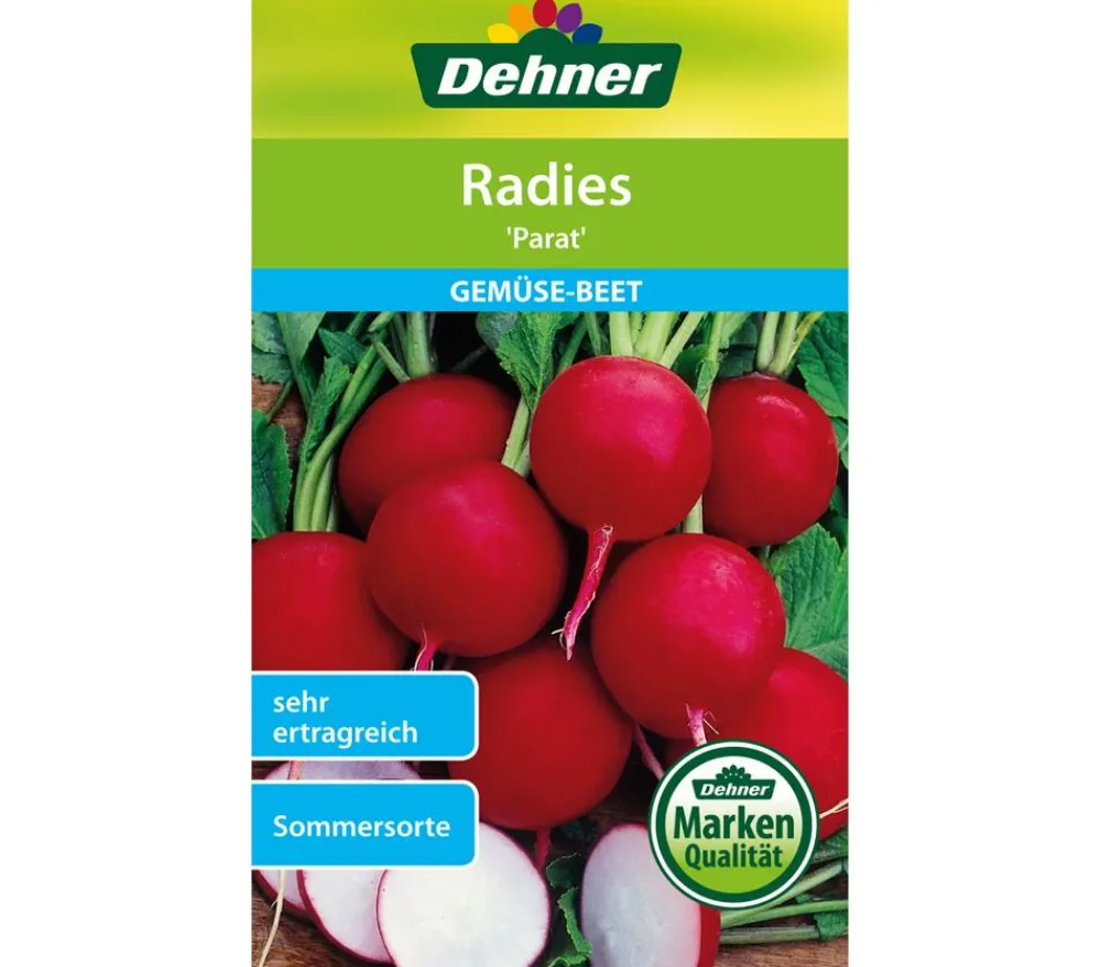 Dehner Gemüsesamen - Samen Radies 'Parat'