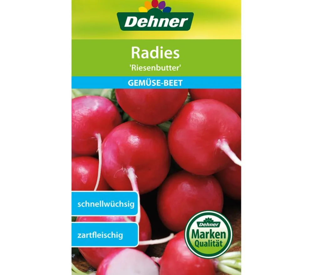 Dehner Gemüsesamen > Samen Radies 'Riesenbutter'