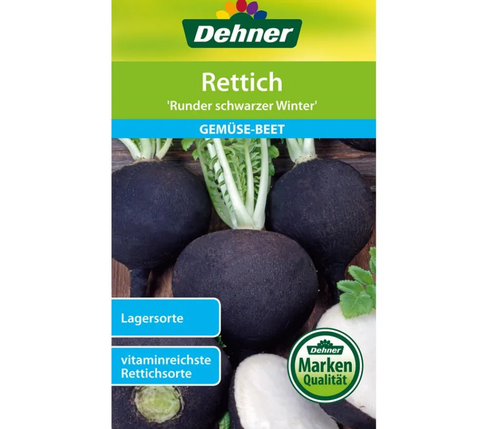 Dehner Samen Rettich 'Runder schwarzer Winter' Discount
