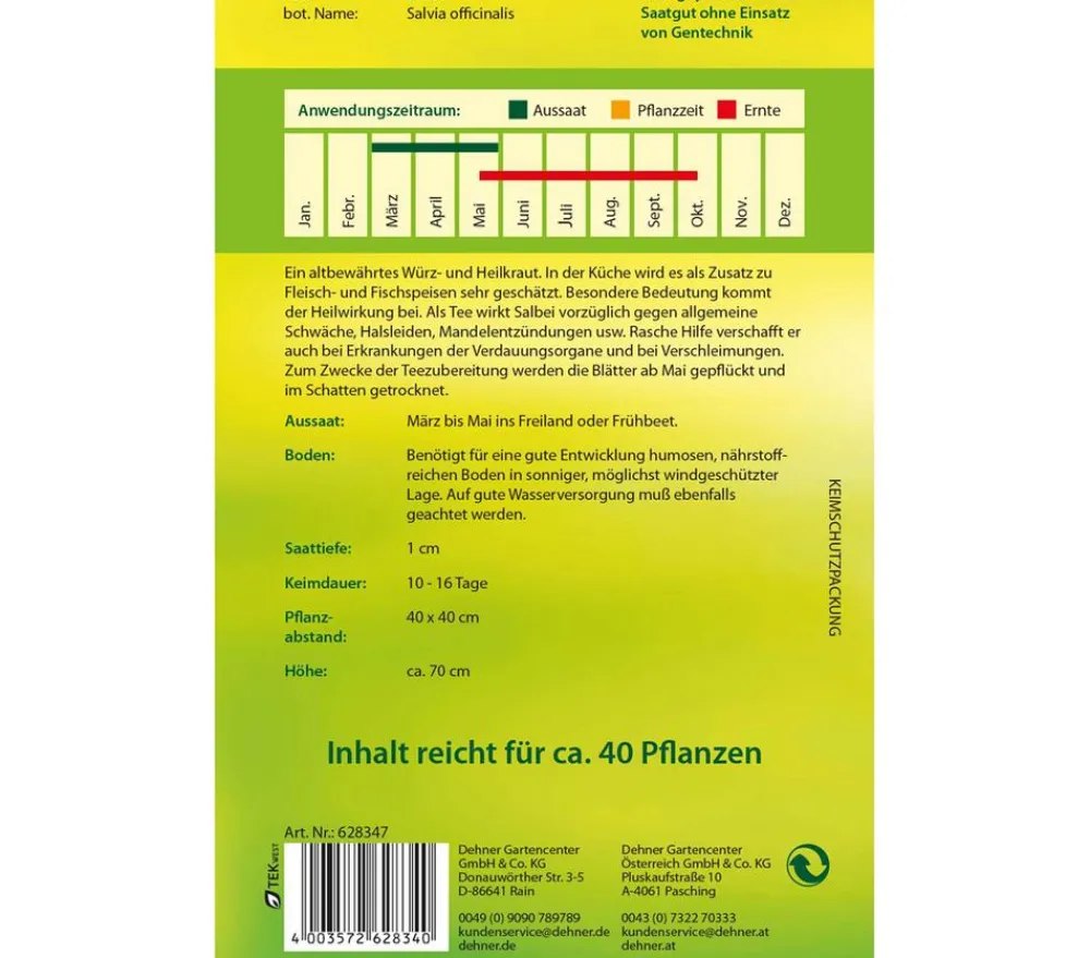 Dehner Samen Salbei Online