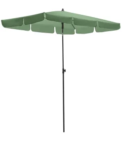 Dehner Schirm Jupiter, rechteckig, ca. B180/T120 cm Hellgrün Outlet